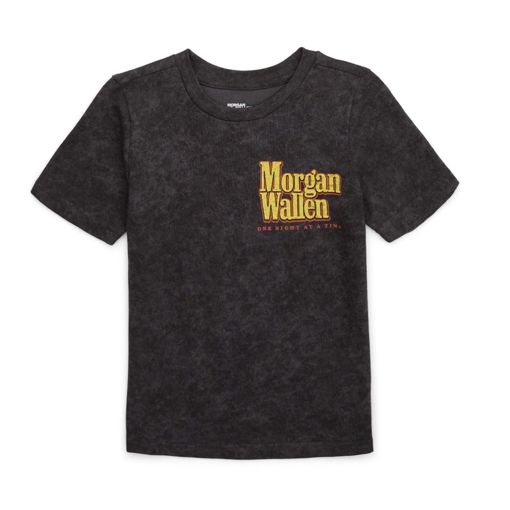 Kids Black T-Shirt Morgan Wallen 12 months